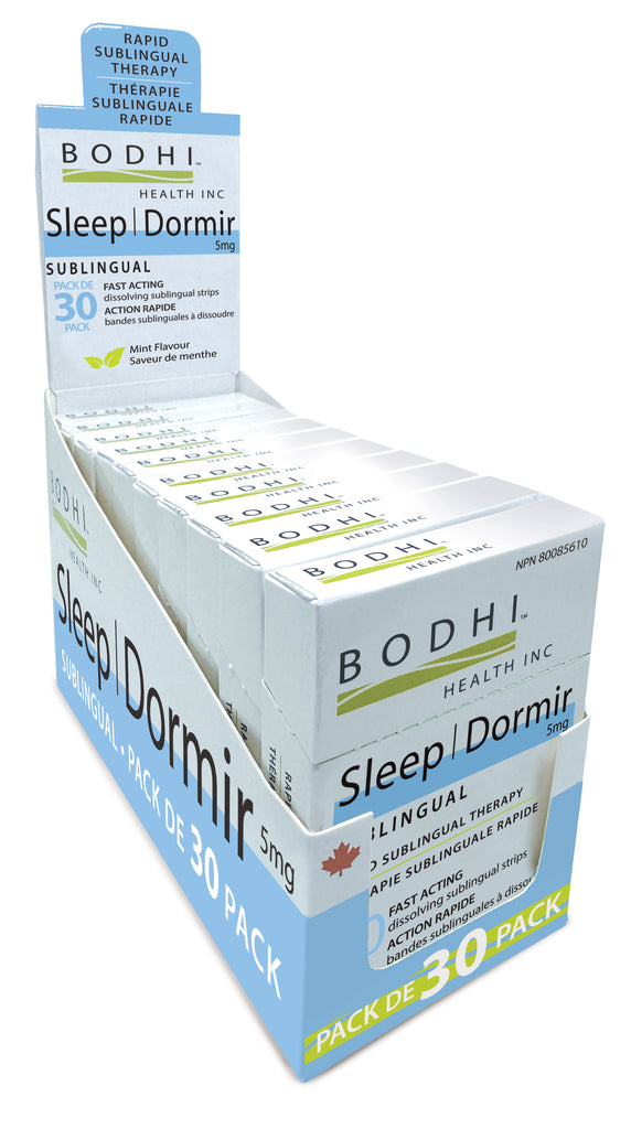Bodhi Health Sleep sublingual, 30 Pak, 10 Box Counter Display