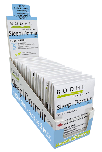 Bodhi Health Sleep sublingual,  5 Pak, 20 Sleeve Counter Display